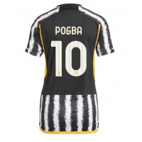 Ženski Nogometni dresi Juventus Paul Pogba #10 Domači 2023-24 Kratek Rokav